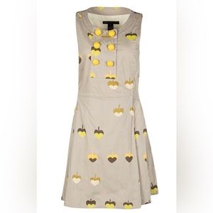 Marc by Marc Jacobs Y2K Heart Leaves Pinafore Dress.